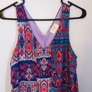 Everly Aztec Ikat Sleeveless Shift Dress